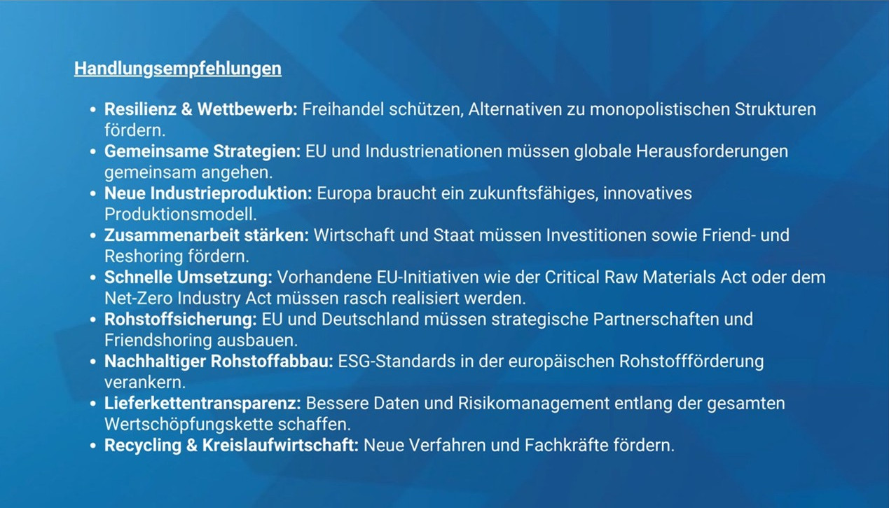 Studie Resilienz - Handlungsempfehlungen